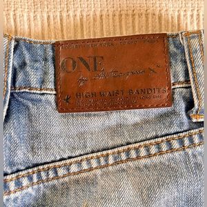 OneTeaspoon denim shorts size:22